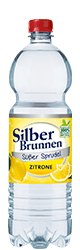 SilberBrunnen Süßer Sprudel Zitrone im 9 × 1,0l-Kischtle